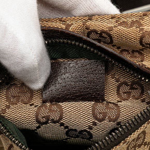 Pre-Loved Gucci GG Canvas Double Pocket Belt Bag - Picture 6 of 12